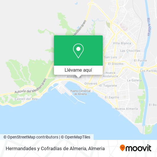 Mapa Hermandades y Cofradías de Almería