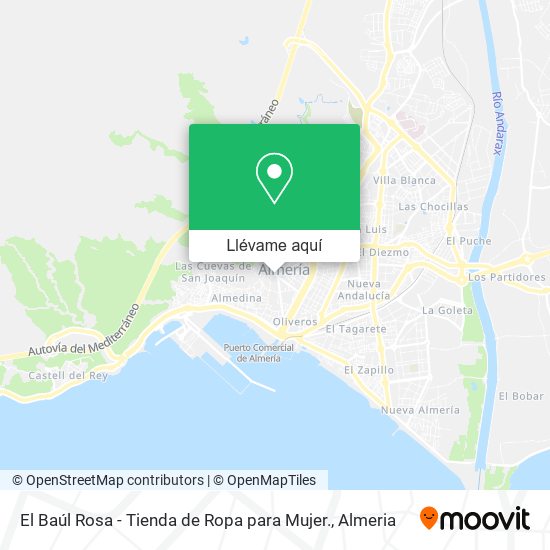 Mapa El Baúl Rosa - Tienda de Ropa para Mujer.