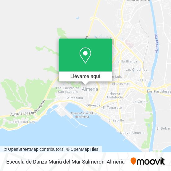 Mapa Escuela de Danza Maria del Mar Salmerón