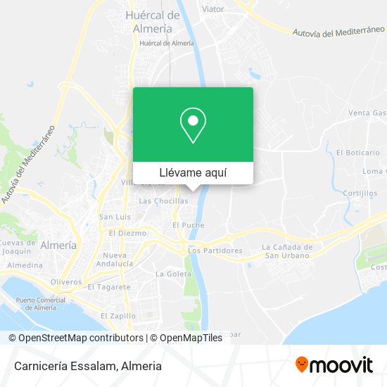 Mapa Carnicería Essalam