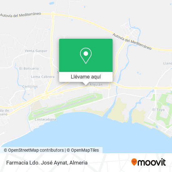 Mapa Farmacia Ldo. José Aynat