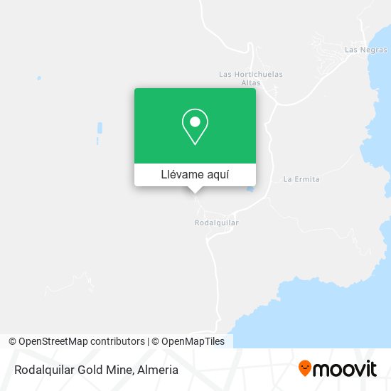 Mapa Rodalquilar Gold Mine