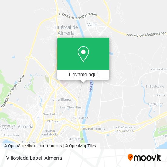 Mapa Villoslada Label