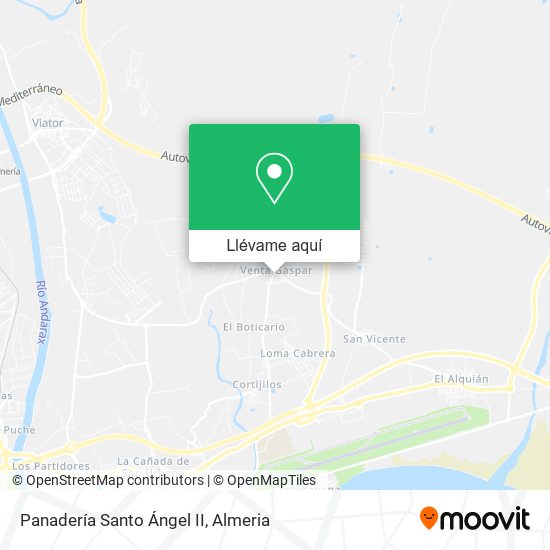 Mapa Panadería Santo Ángel II