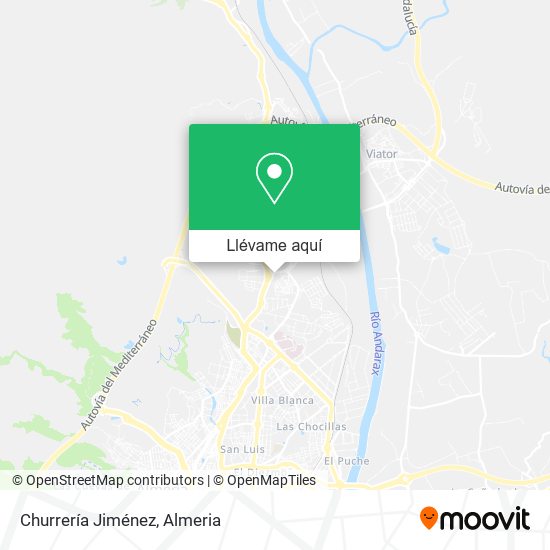 Mapa Churrería Jiménez