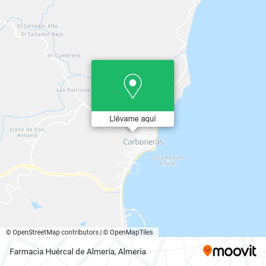 Mapa Farmacia Huércal de Almería
