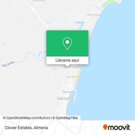 Mapa Clover Estates