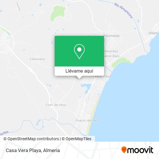 Mapa Casa Vera Playa