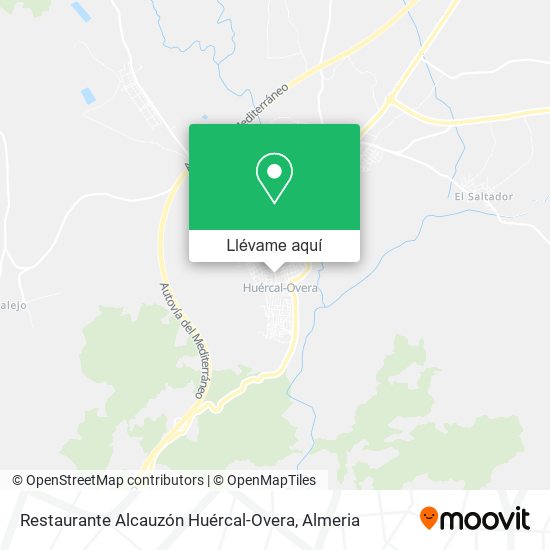 Mapa Restaurante Alcauzón Huércal-Overa