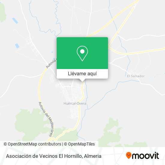 Mapa Asociación de Vecinos El Hornillo