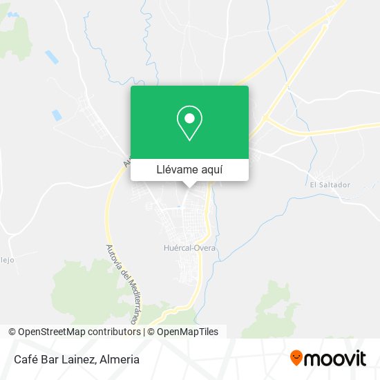 Mapa Café Bar Lainez
