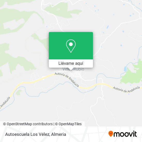 Mapa Autoescuela Los Vélez