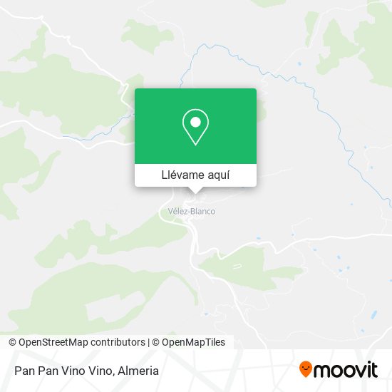 Mapa Pan Pan Vino Vino