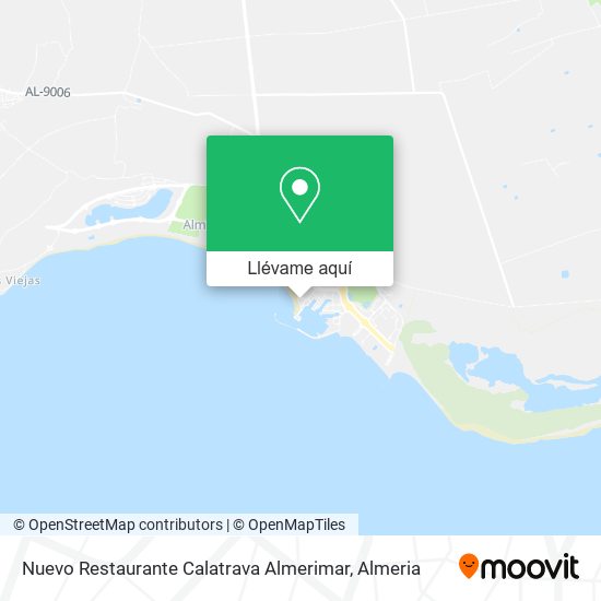 Mapa Nuevo Restaurante Calatrava Almerimar