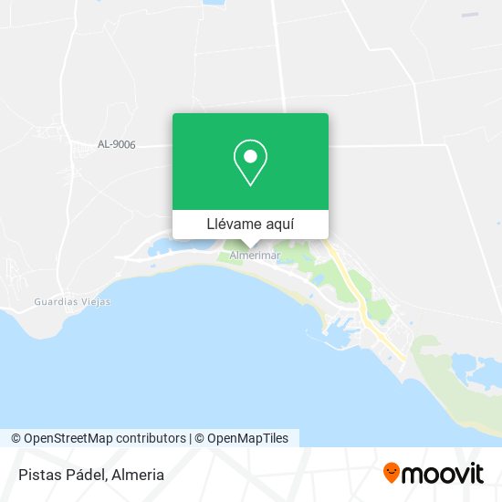 Mapa Pistas Pádel