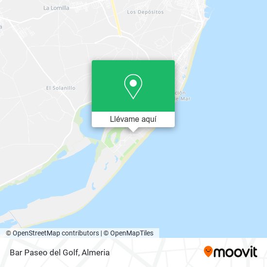 Mapa Bar Paseo del Golf