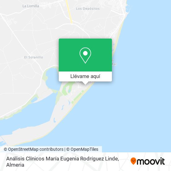 Mapa Análisis Clínicos María Eugenia Rodríguez Linde