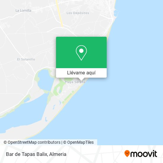 Mapa Bar de Tapas Balix