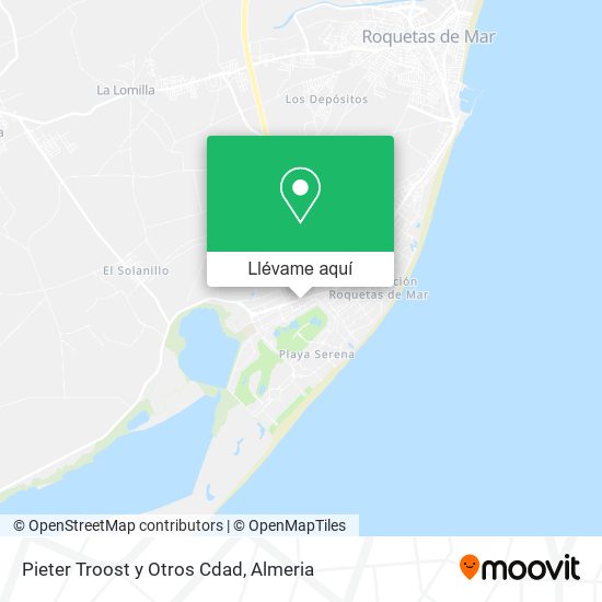 Mapa Pieter Troost y Otros Cdad