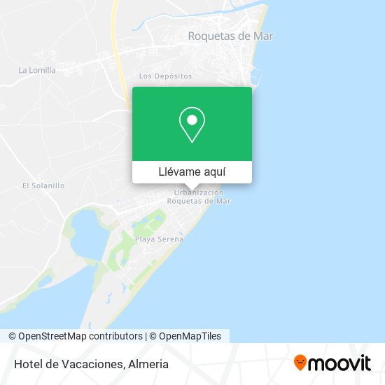 Mapa Hotel de Vacaciones
