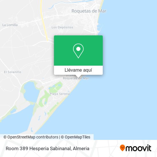 Mapa Room 389 Hesperia Sabinanal