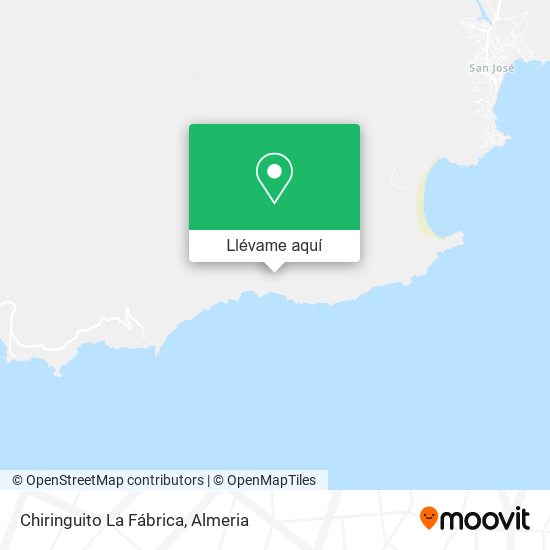 Mapa Chiringuito La Fábrica