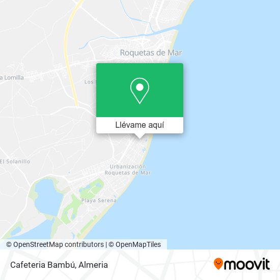 Mapa Cafeteria Bambú
