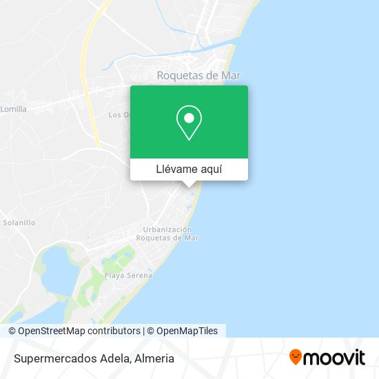 Mapa Supermercados Adela