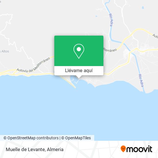 Mapa Muelle de Levante