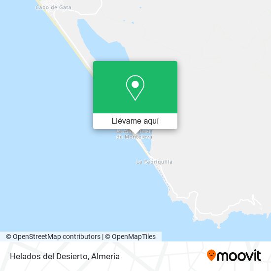 Mapa Helados del Desierto