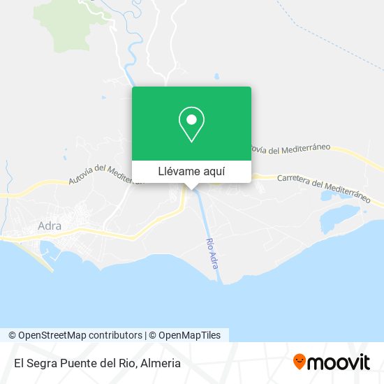 Mapa El Segra Puente del Rio