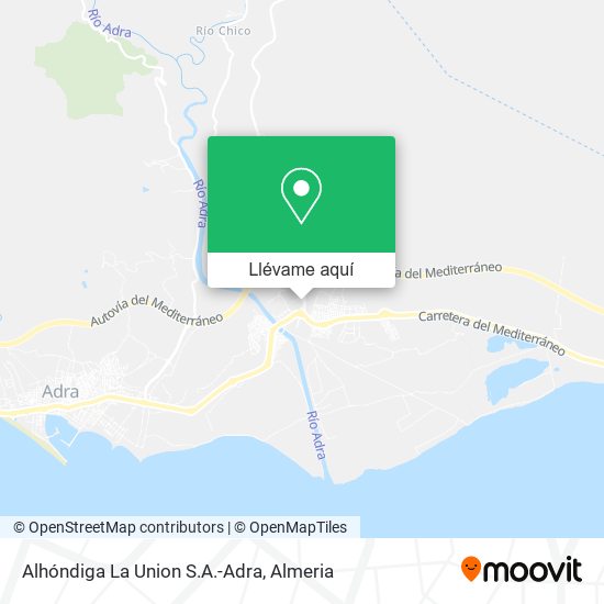 Mapa Alhóndiga La Union S.A.-Adra