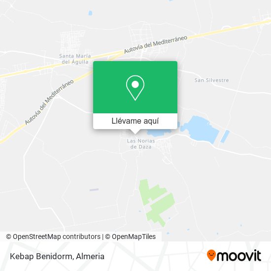 Mapa Kebap Benidorm