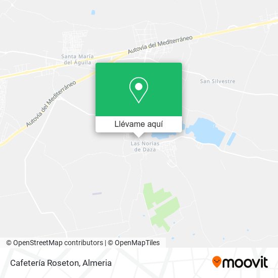 Mapa Cafetería Roseton