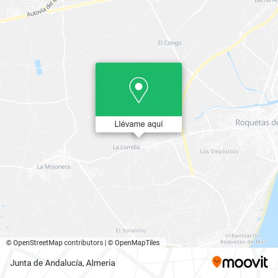 Mapa Junta de Andalucía