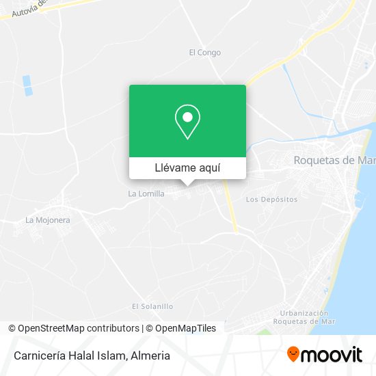 Mapa Carnicería Halal Islam