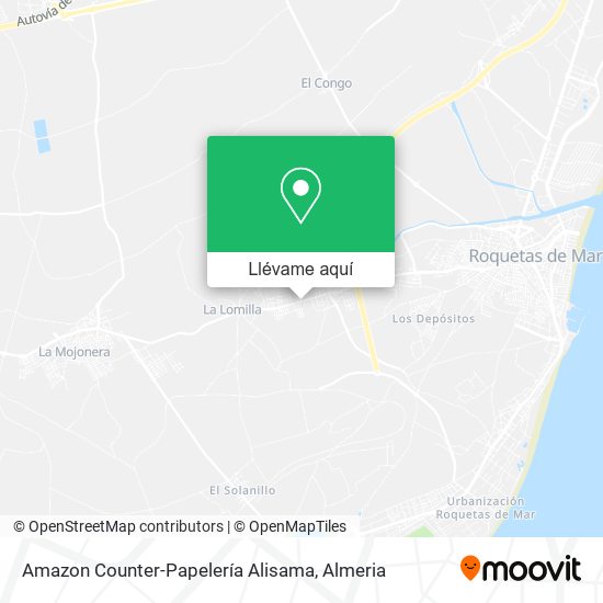 Mapa Amazon Counter-Papelería Alisama