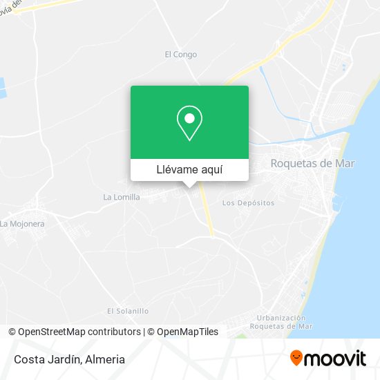 Mapa Costa Jardín