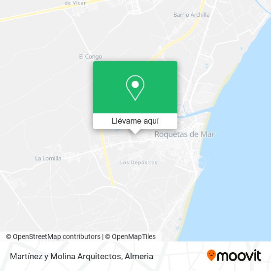 Mapa Martínez y Molina Arquitectos