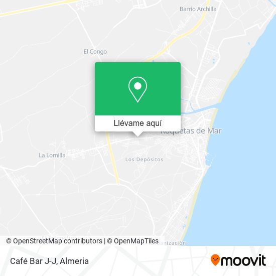 Mapa Café Bar J-J