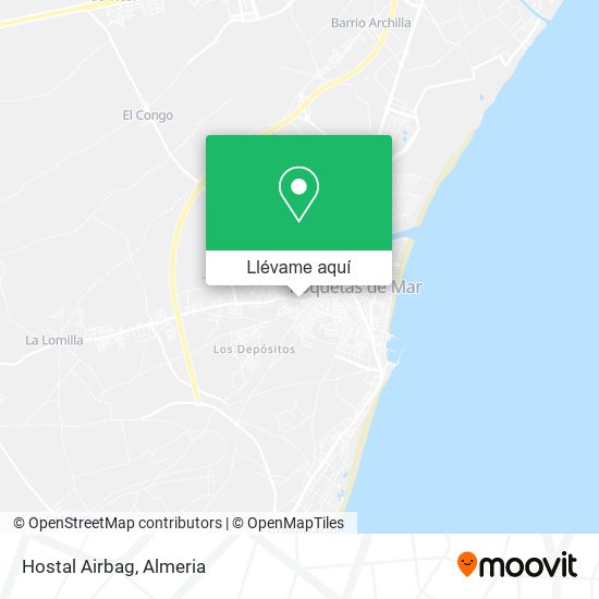 Mapa Hostal Airbag