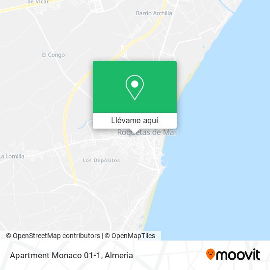 Mapa Apartment Monaco 01-1