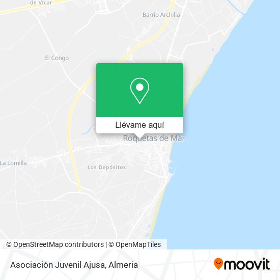 Mapa Asociación Juvenil Ajusa