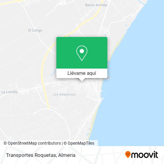 Mapa Transportes Roquetas