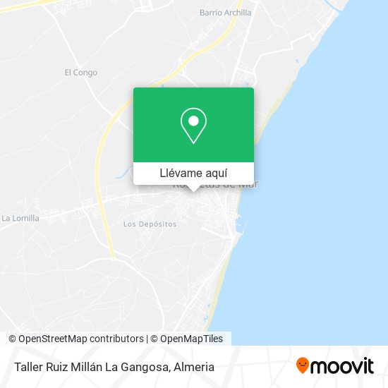 Mapa Taller Ruiz Millán La Gangosa