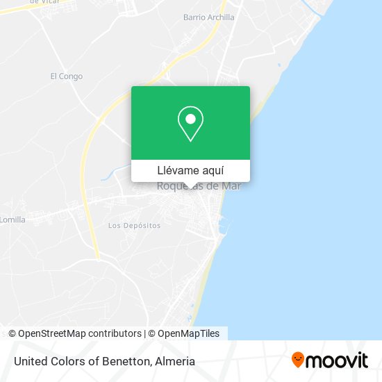 Mapa United Colors of Benetton