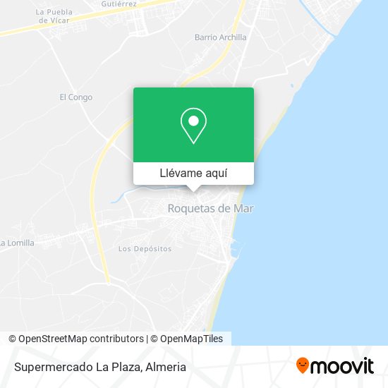 Mapa Supermercado La Plaza