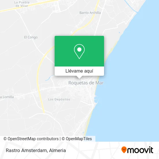 Mapa Rastro Amsterdam