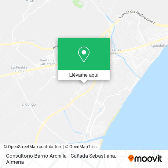 Mapa Consultorio Barrio Archilla - Cañada Sebastiana