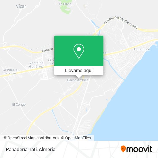 Mapa Panadería Tati